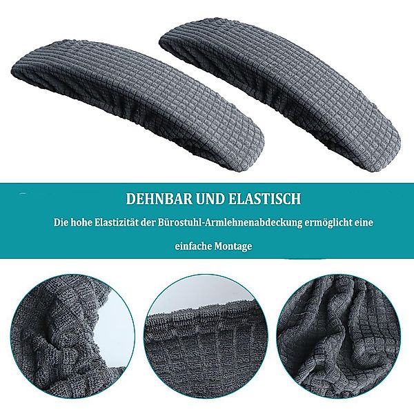 Coonoor Sesselschoner Elastische Armlehnenbezüge für Bürostühle, günstig online kaufen