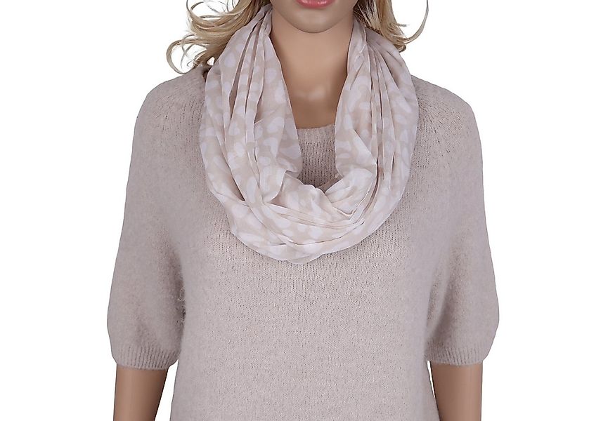 MIRROSI Loop Damen Schal mit Tollem Muster Weich aus 100% Viskose, (ca.160x günstig online kaufen
