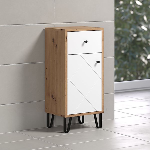 trendteam Midischrank Standtype Stauraum Badschrank Badmöbel günstig online kaufen