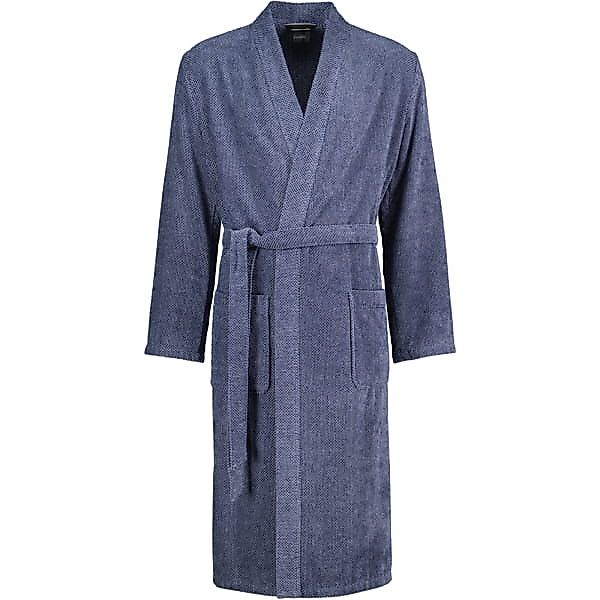 Cawö Home Herren Bademantel Kimono 5507 - Farbe: denim - 17 - S günstig online kaufen