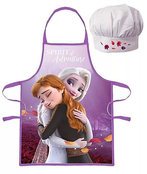 Disney Kochschürze Eiskönigin Frozen II Kinder Anna Elsa Kindergarten Schul günstig online kaufen
