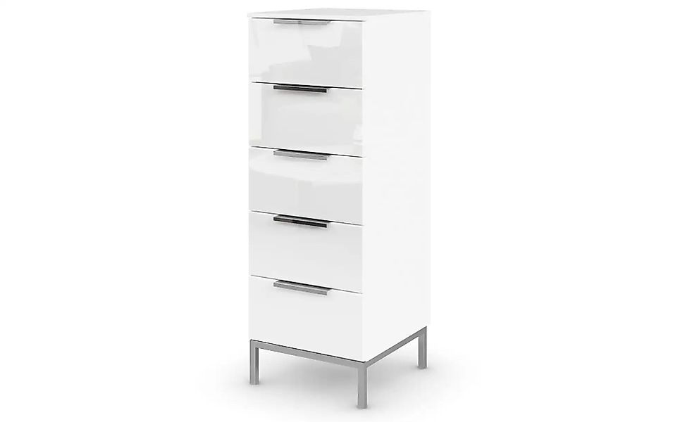 Kommode   ¦ weiß ¦ Maße (cm): B: 40 H: 111 Kommoden & Sideboards > Kommoden günstig online kaufen