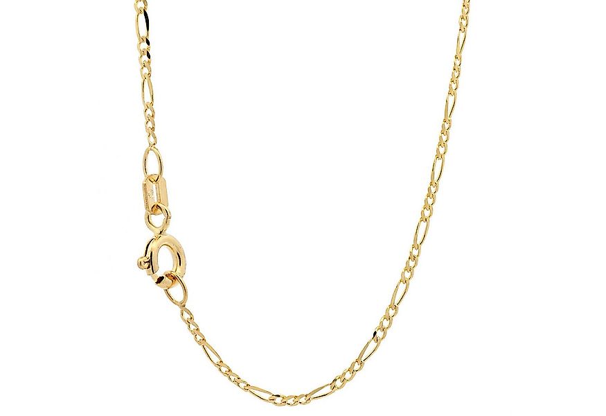 HOPLO Goldkette Goldkette Figarokette Halskette Breite 1,2 mm 42 cm 333 - 8 günstig online kaufen