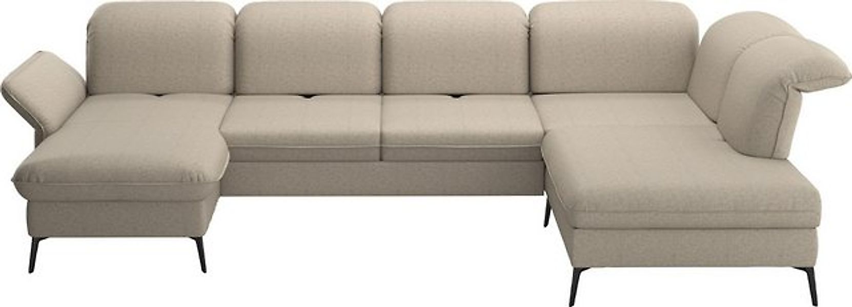 sit&more Wohnlandschaft Emely, mit Sitztiefenverstellung optional mit Bettf günstig online kaufen