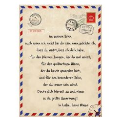XDeer Kinderbettdecke Flanell-Briefdecke An Meine Tochter/Sohn,Weiche günstig online kaufen