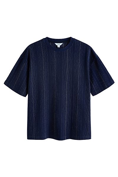 Next T-Shirt Strukturiertes T-Shirt mit vertikalen günstig online kaufen