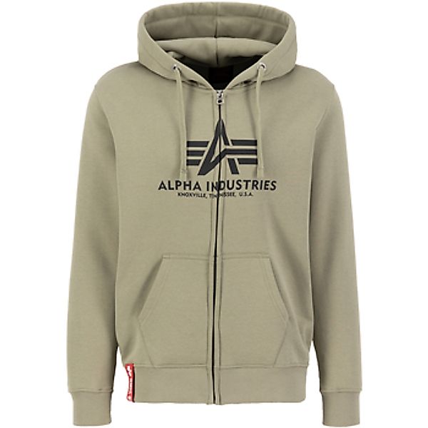 Alpha Industries  Sweatshirt Basic Zip Hoodie - olive günstig online kaufen