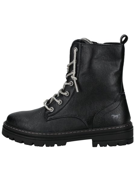 Mustang Shoes Schnürstiefelette "Mustang Shoes Stiefelette Lederimitat" günstig online kaufen