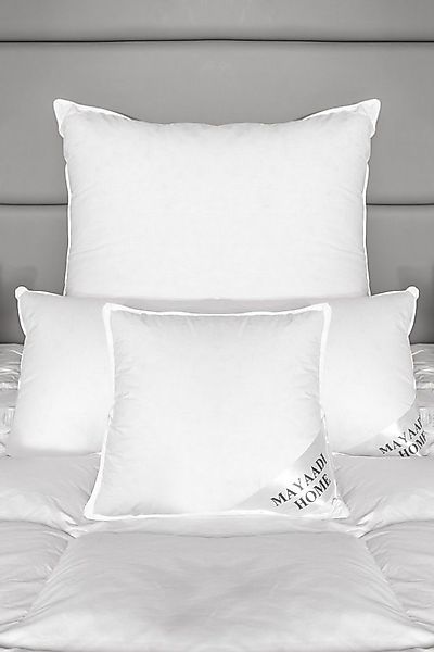 Kopfkissen HS16 Kopfkissen 80x80 cm 1600 Gramm Daunenkissen Kissen Daunen F günstig online kaufen