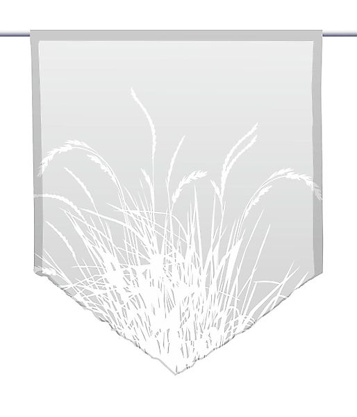 gardinen-for-life Scheibengardine Reed 24 lichtgrau - günstig online kaufen