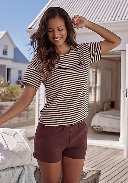 H.I.S Shorty (2 tlg., 2-teilig) mit Logostickerei auf der Brust günstig online kaufen