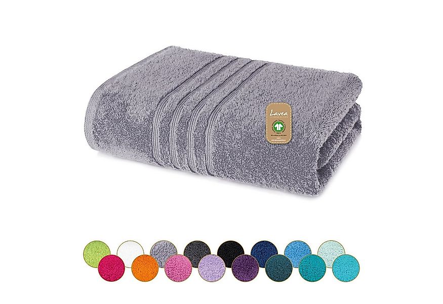 Lavea Badetuch Bali Duschtuch 100x150 cm Duschtuch 70x140 cm, Weiches Bio-B günstig online kaufen