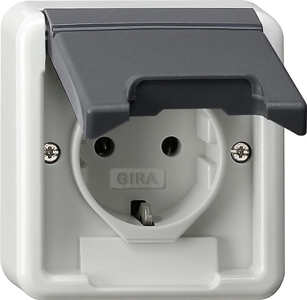 Gira SCHUKO-Steckdose AP gr 445035 günstig online kaufen
