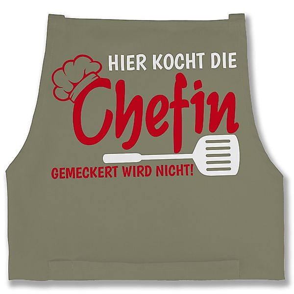 Shirtracer Kochschürze Hier kocht die Chefin günstig online kaufen