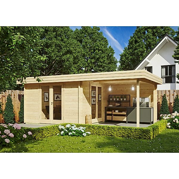 Fjordholz Gartenhaus Modell Ranja 44 Farblos Imprägniert günstig online kaufen
