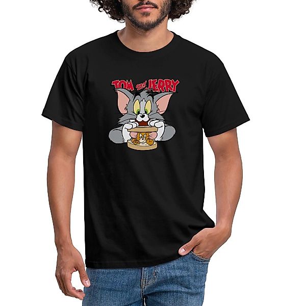 Spreadshirt T-Shirt Tom Und Jerry Maus-Sandwich günstig online kaufen