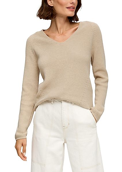 s.Oliver Strickpullover mit Raglan Ärmeln günstig online kaufen