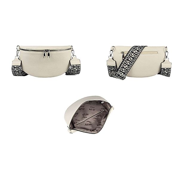 ITALYSHOP24 Bauchtasche Damen Gürteltasche Umhängetasche CrossBody günstig online kaufen