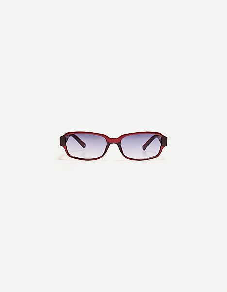 Bershka Sonnenbrille Mit Kunststoffgestell Damen Bordeaux günstig online kaufen