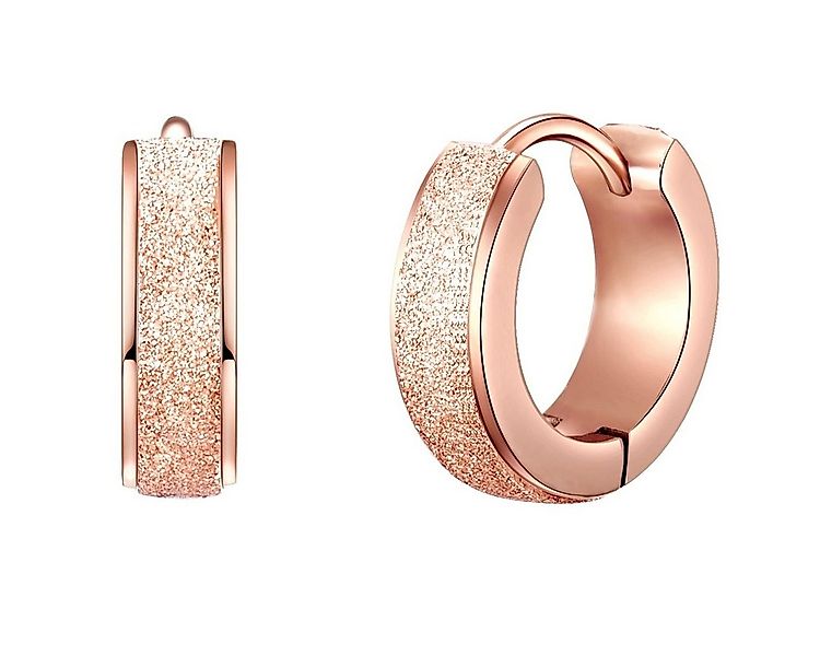 Eastside Paar Creolen Ohrringe aus Edelstahl, in rosévergoldet, für Damen günstig online kaufen