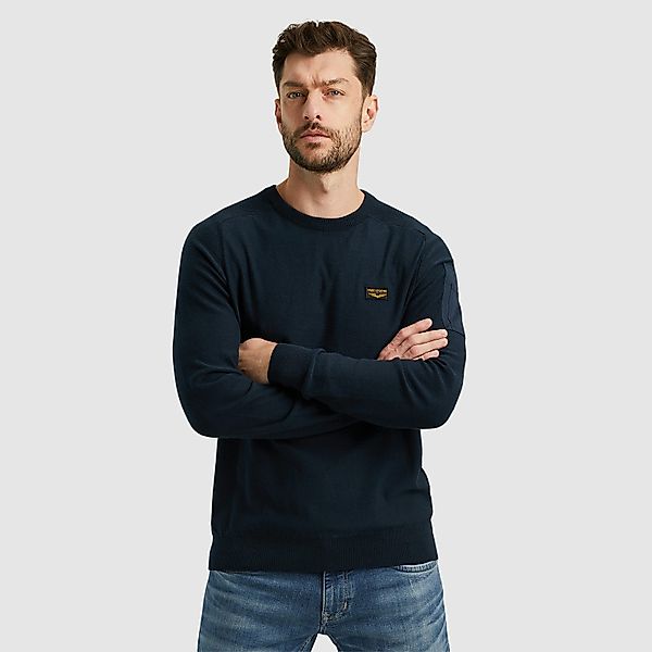 PME Legend Herren Rundhals Pullover R-NECK AMERICAN CLASSIC SINGLE JERSEY K günstig online kaufen