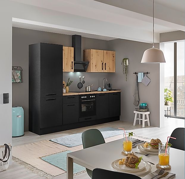 BASIC by Balculina Küchenzeile »Turin«, Breite 270 cm, wahlweise mit E-Gerä günstig online kaufen