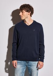 STREET ONE MEN Strickpullover aus reiner günstig online kaufen