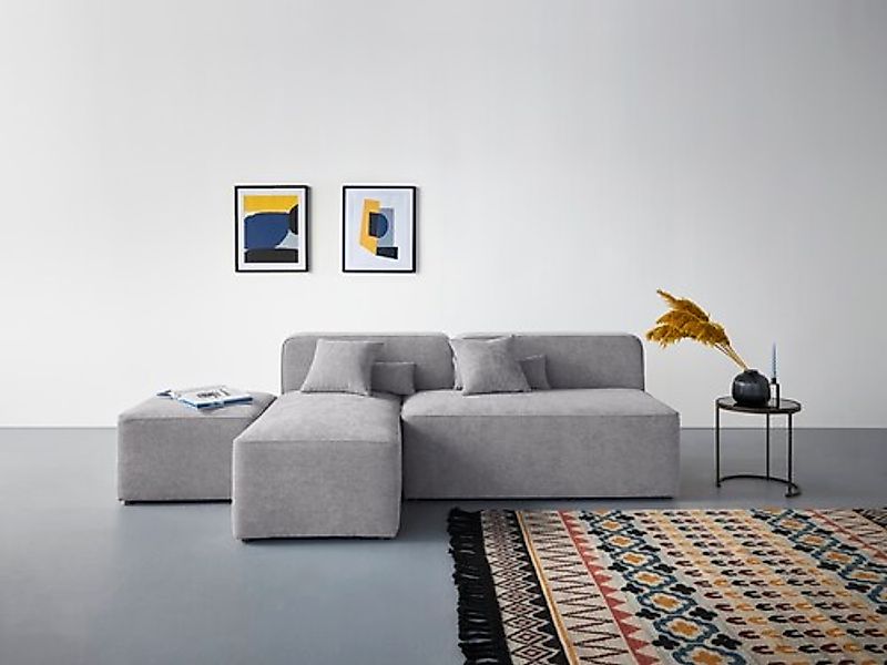 Home affaire Ecksofa »Sundstrup L-Form« Modulserie, individuelle Zusammenst günstig online kaufen