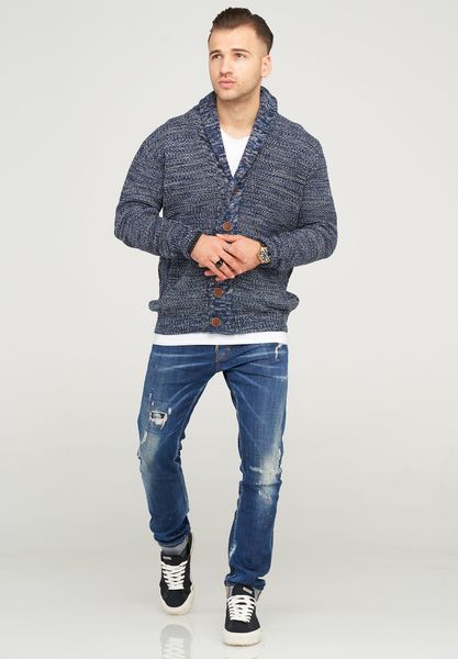 behype Strickjacke "MIKITA" mit Schalkragen günstig online kaufen