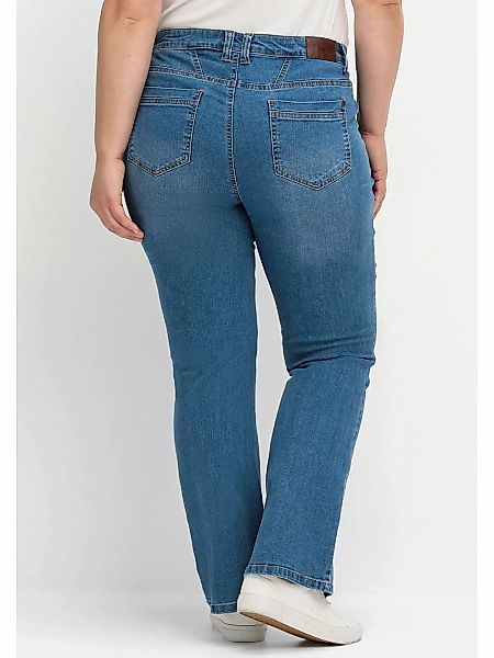 Sheego Bootcut-Jeans "Große Größen", SUSANNE ideal bei viel Bauch und schma günstig online kaufen