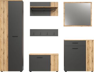 INOSIGN Garderoben-Set "Estepona" Komplett-Set, 6 Stk. tlg. Set: Schrank, B günstig online kaufen