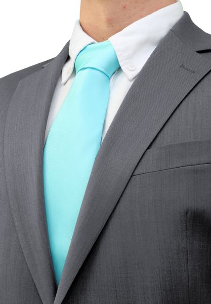 Fabio Farini Krawatte einfarbige Herren Schlips günstig online kaufen