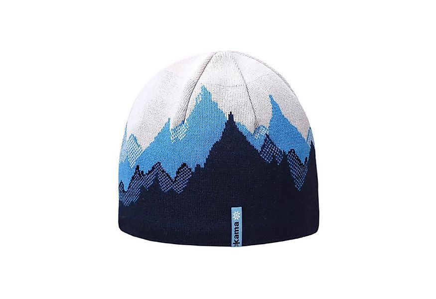 kama Strickmütze (Beanie) K64 Merino Kamakadze - navyblau/blau/weiss - 1 St günstig online kaufen