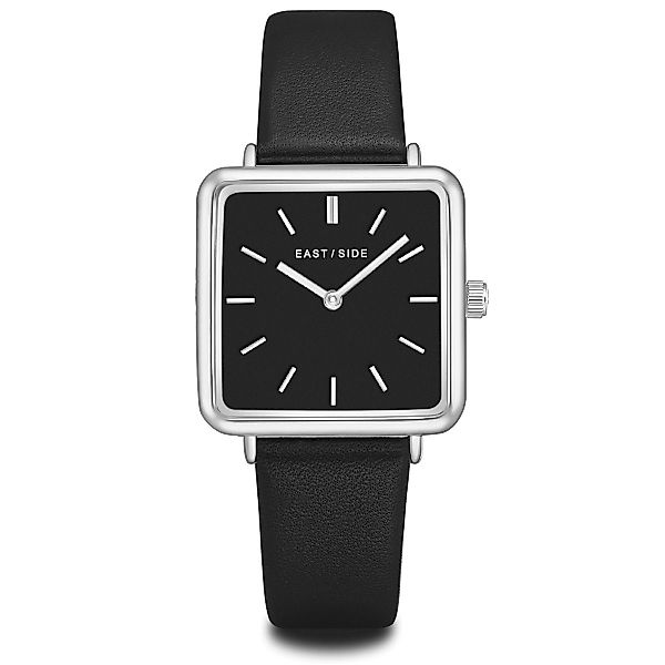 Eastside Quarzuhr Grand schwarz, mit Echtleder-Armband günstig online kaufen