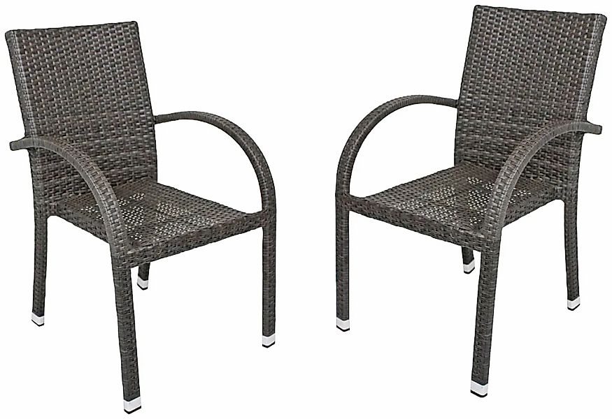 Garden Pleasure Stapelstuhl "MODESTO" (Set) 2 Stk.2er Set, auch für die Gas günstig online kaufen