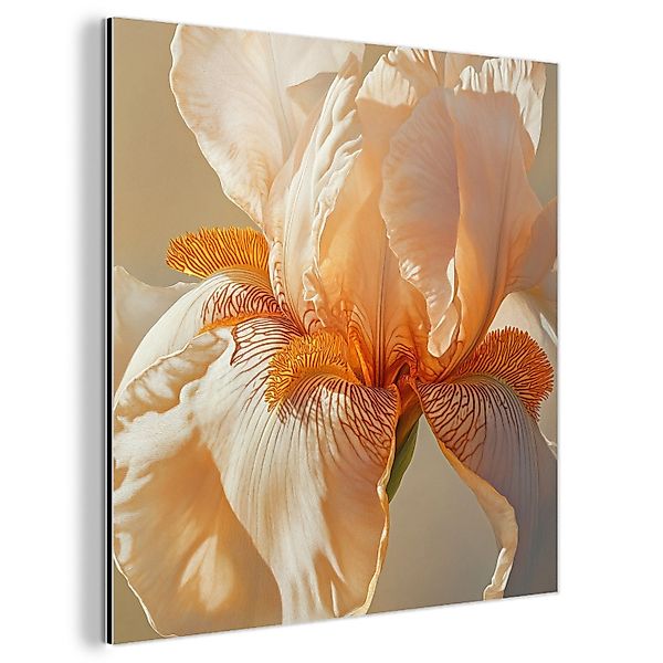 MuchoWow Metallbild Nahaufnahme - Orange - günstig online kaufen