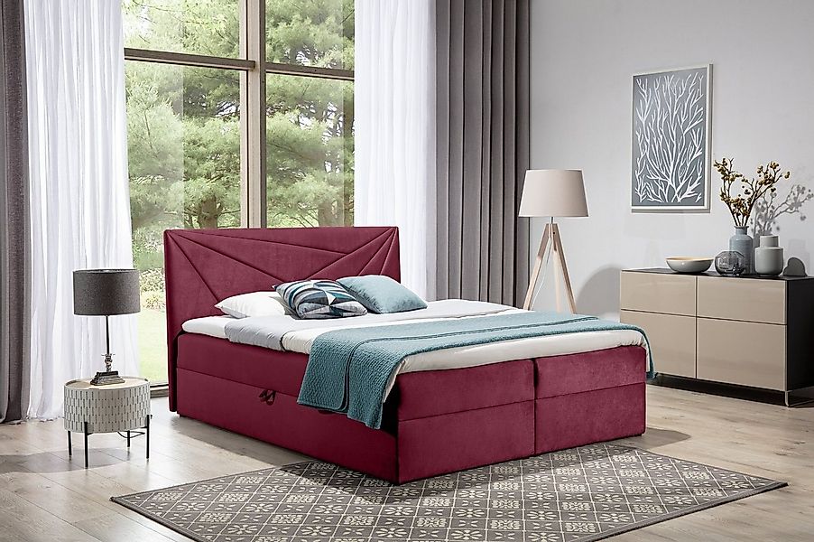 99rooms Boxspringbett Neon (Schlafzimmerbett, Bett), Design günstig online kaufen