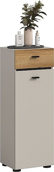 welltime Midischrank VANN, Höhe 91cm, 1 Tür, 1 Schubkasten, 3 Fächer,Türans günstig online kaufen