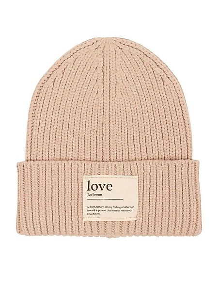 Samaya Beanie Love Is mit Patch günstig online kaufen
