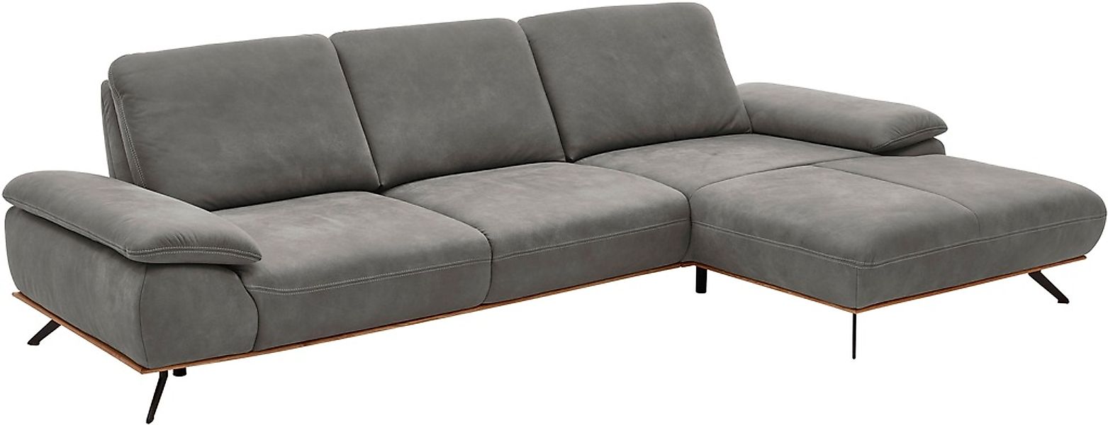 Die PlanBar Ecksofa »PN-EM18063 L-Form« wahlweise mit echt bezogenem Rücken günstig online kaufen