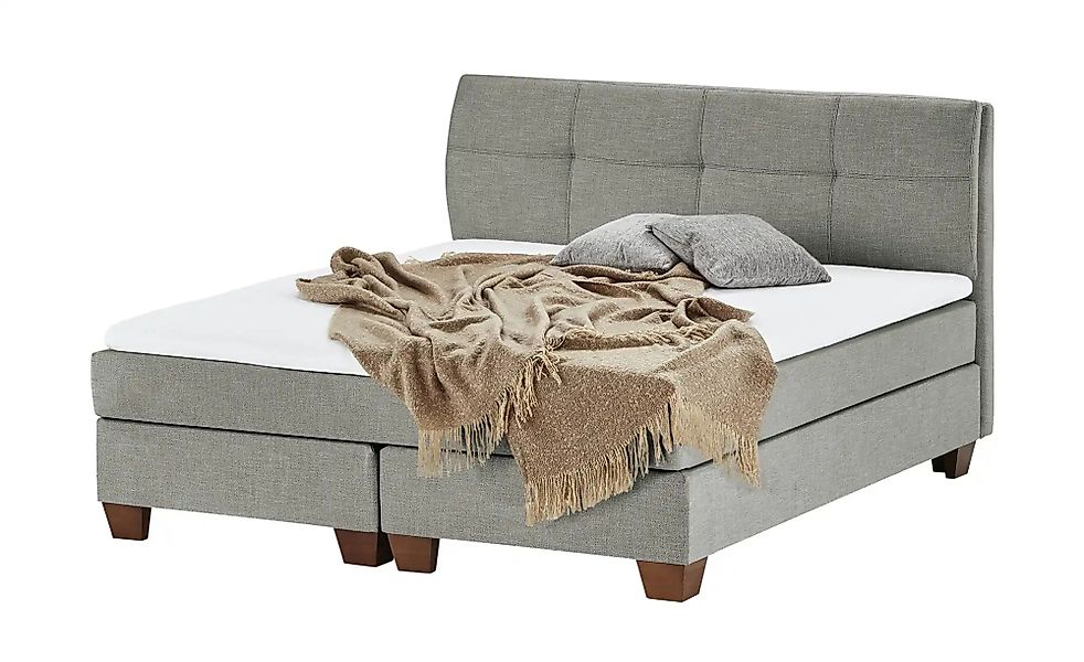 Boxspringbett  Vegg ¦ grau ¦ Maße (cm): B: 185 H: 112,5 Betten > Boxspringb günstig online kaufen