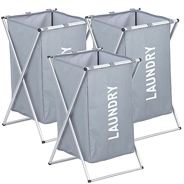 König Design Wäschesortierer faltbarer Wäschesortierer Wäschekorb günstig online kaufen
