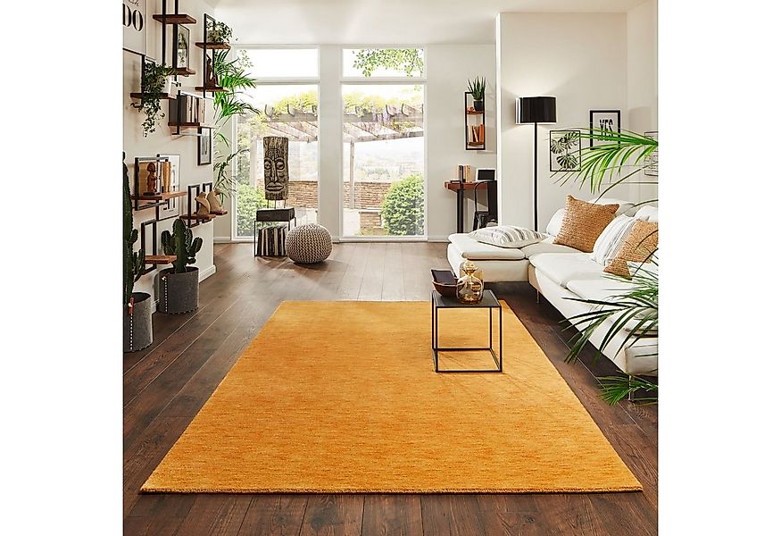 Steffensmeier Wollteppich Jaipur, Rechteckig, Gabbeh Teppich, handgeknüpft günstig online kaufen