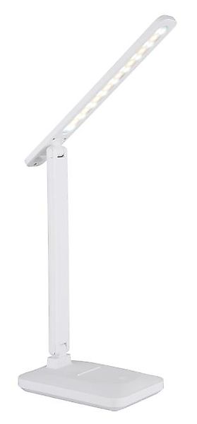 LED-Tischleuchte fixierbar inkl. Tochdimmer und USB mit Akku Weiß günstig online kaufen