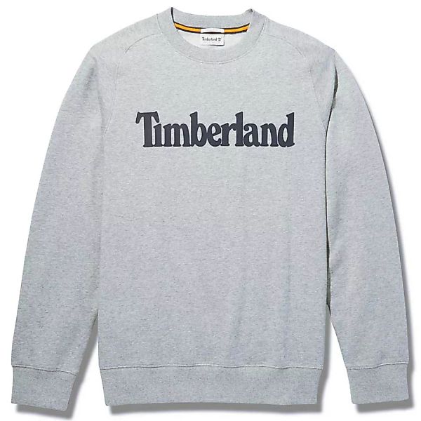Timberland Oyster River Linear Logo Crew Sweatshirt S Medium Grey Heather günstig online kaufen