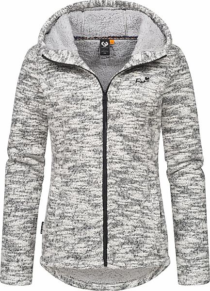 Ragwear Kapuzenstrickjacke "Lyshka Melange", Kuschelige Kapuzenjacke in Str günstig online kaufen