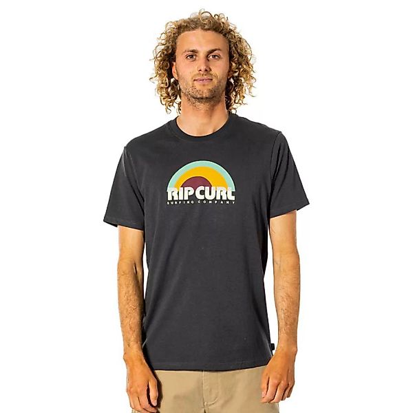 Rip Curl Surf Revival Decal Kurzärmeliges T-shirt XS Washed Black günstig online kaufen