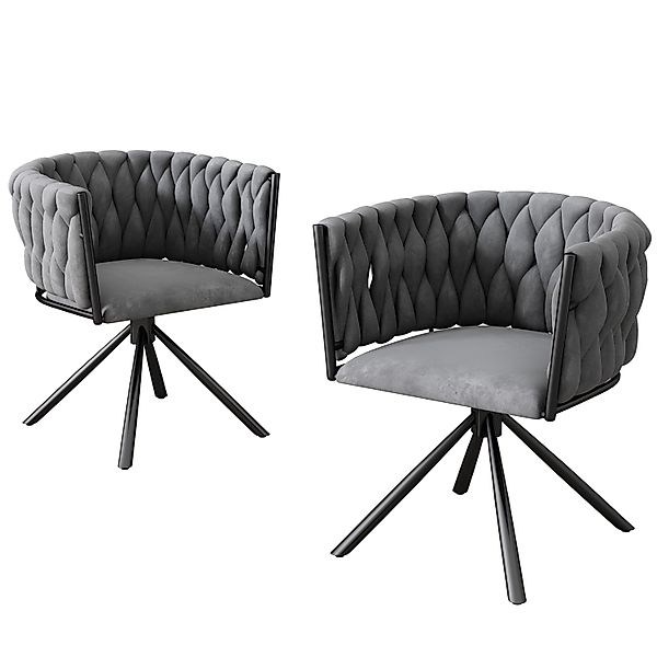 HAUSS SPOLE Esszimmerstuhl 2er set, Freizeit-Drehstuhl günstig online kaufen