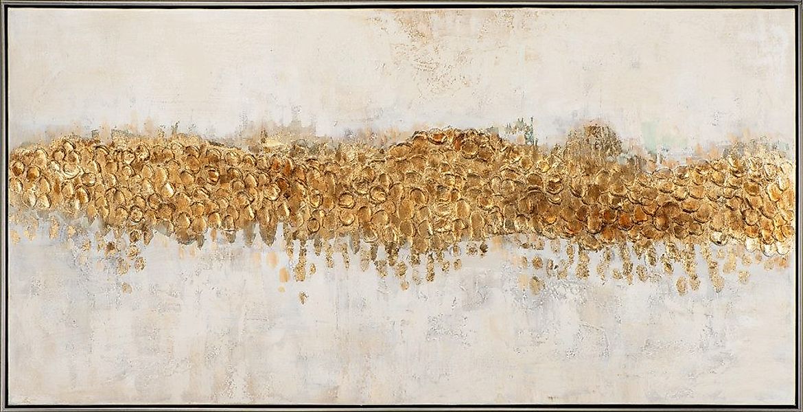 ArtUniverse Gemälde Goldener Horizont 72,5x142,5 cm, günstig online kaufen