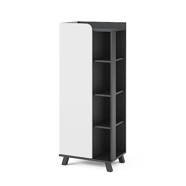 Vicco Midischrank Karen, Anthrazit/Weiß, 50 x günstig online kaufen